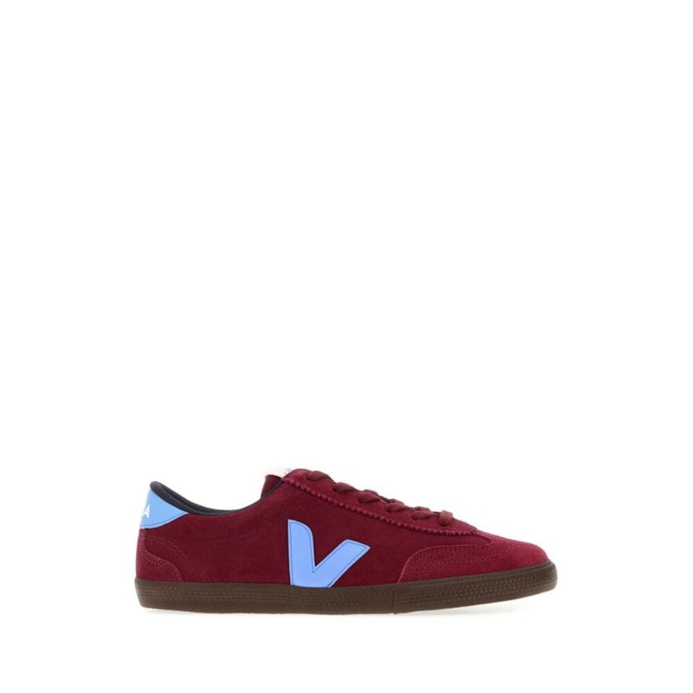 Veja Men Tiziano Red Suede Volley Sneakers